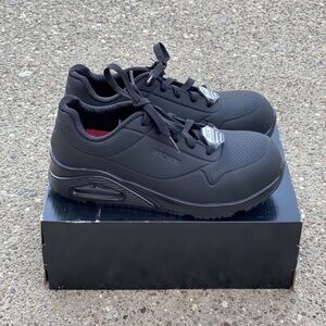 Skechers Uno SR Deloney Comp Toe Work Shoe Women's 7